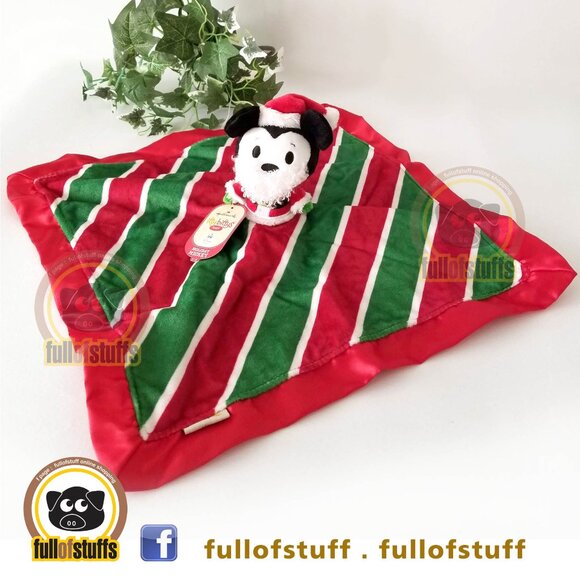 Brand NEW Hallmark itty bittys Disney mickey minnie plush baby blanket set of 2 - Picture 2 of 3